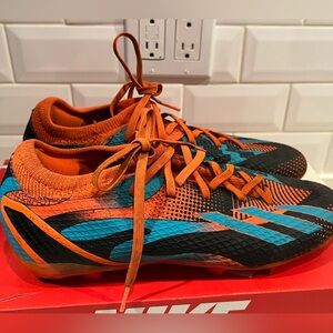 Adidas Black and Orange Athletic Shoes Lightweight Performance